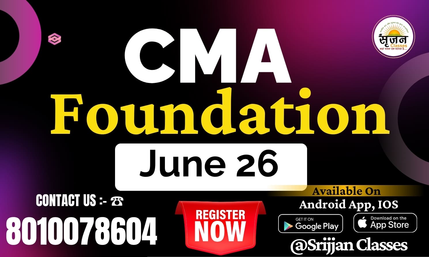 CMA Foundation Coaching Jaipur